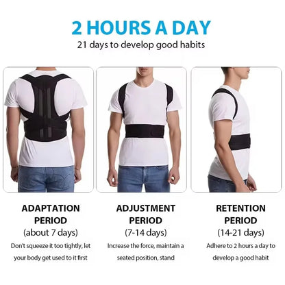 Back Posture Corrector Scoliosis Back Brace Spine Corset Shoulder Therapy Support Posture Correction Belt Orthopedic