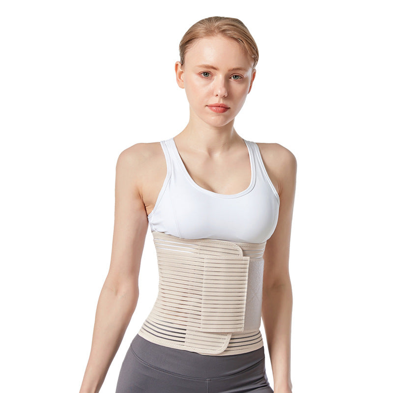 Widened fish silk waist support belt for posture correction and back support