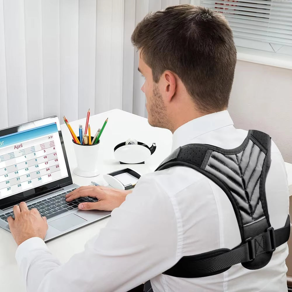 Posture Corrector for Women Men, Back Brace, Posture Trainer for Spinal Alignment &amp; Posture Support Adjustable Back Straightener