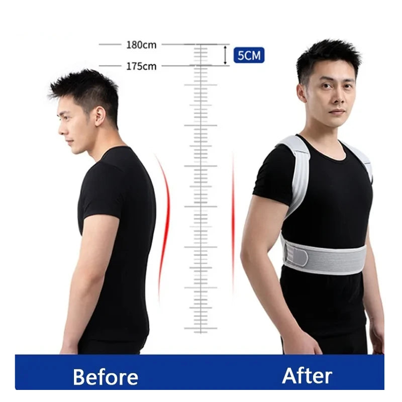 1Pcs Invisible Keel Support Fixed Back Posture Correction Belt anti Hunchback Correction Belt Breathable Spine Posture Corrector