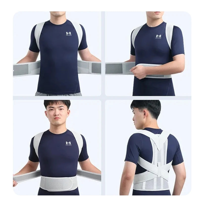 1Pcs Invisible Keel Support Fixed Back Posture Correction Belt anti Hunchback Correction Belt Breathable Spine Posture Corrector