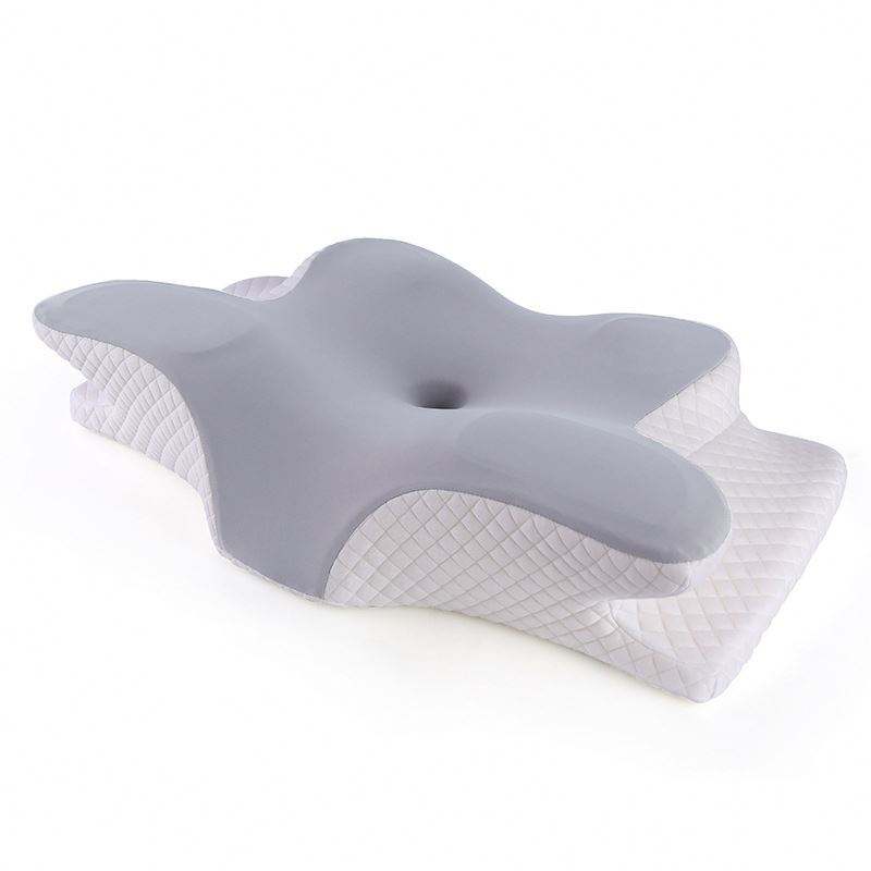 Odorless memory foam neck support pillow for improved sleep posture
