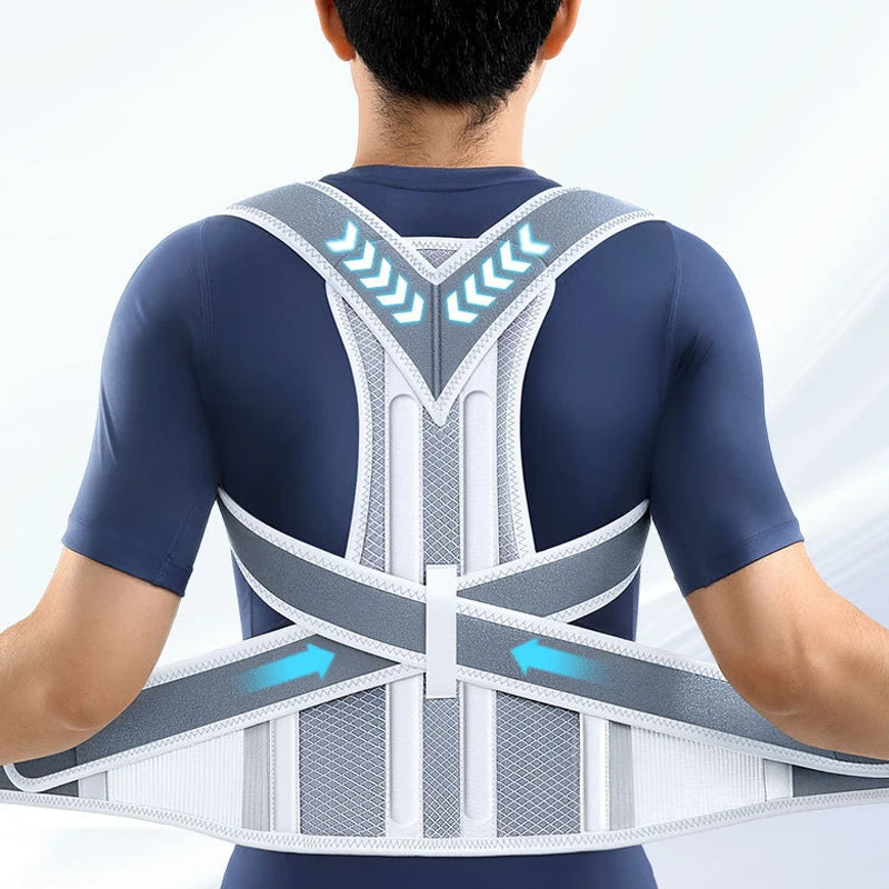 1Pcs Invisible Keel Support Fixed Back Posture Correction Belt anti Hunchback Correction Belt Breathable Spine Posture Corrector