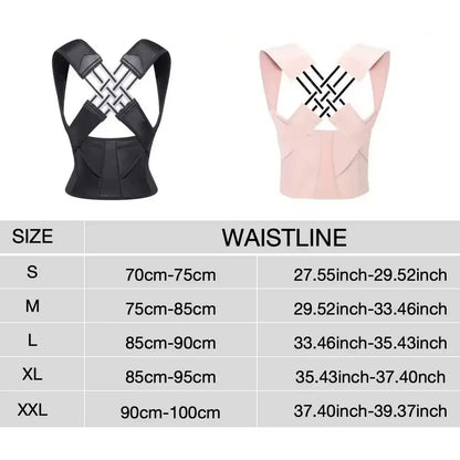 Dropshipping Back Posture Corrector Brace for Women Breathable Back Posture Correction Back Support Belt Shoulder Students Kid